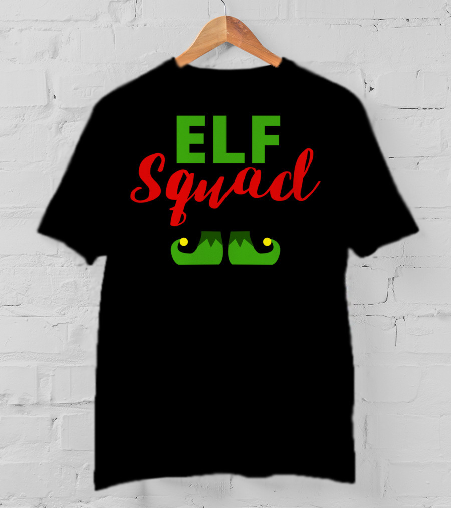 ELF Squad Cute Christmas Elf Squad Menwomen T-Shirt
