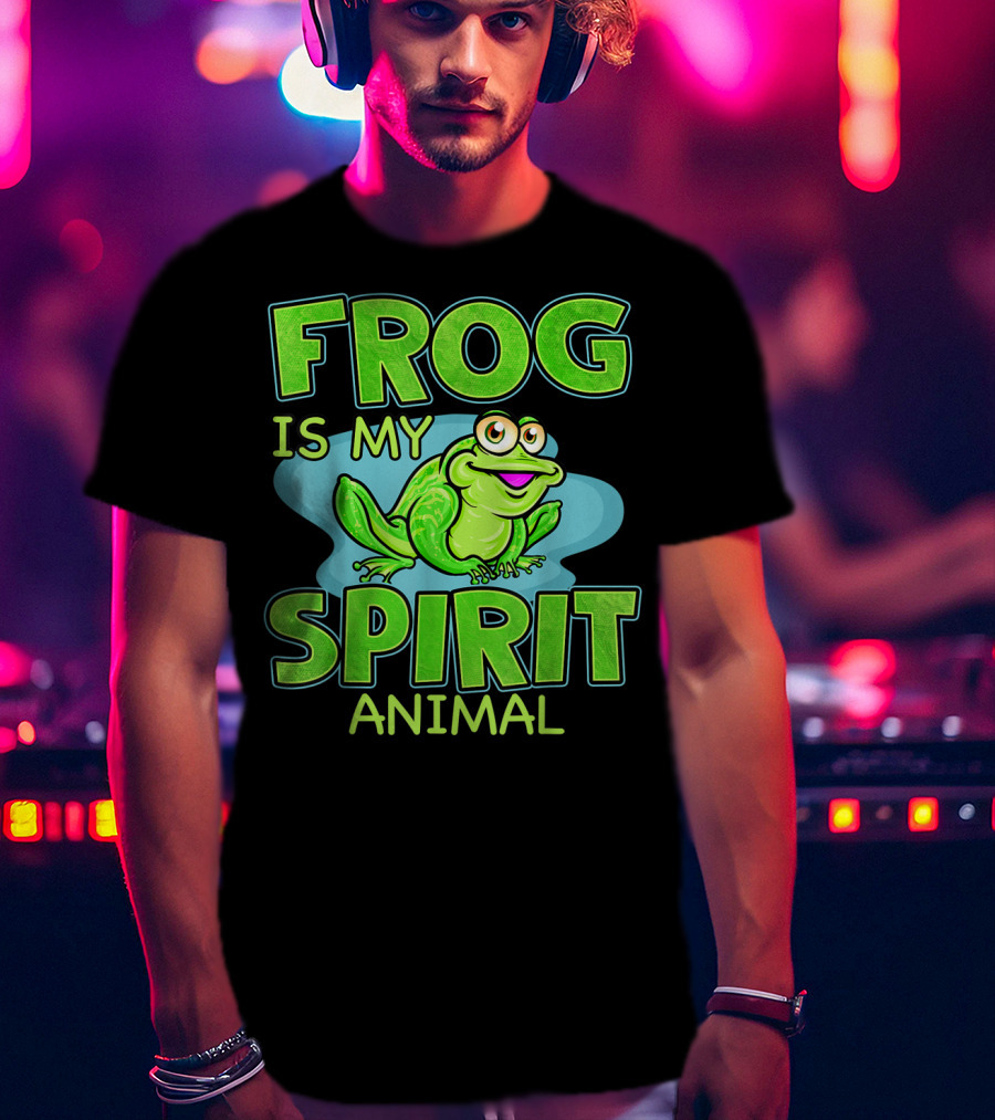 Frog Is My Spirit Animal Amphibian Lover T-Shirt