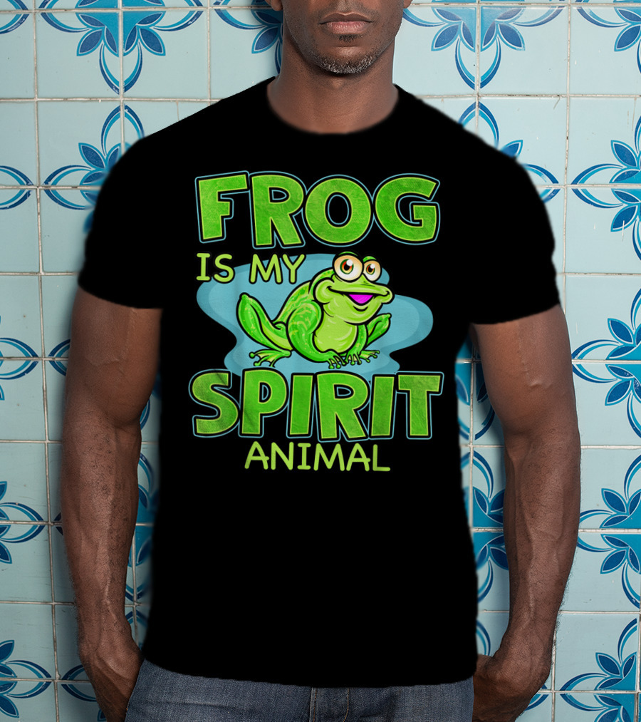 Frog Is My Spirit Animal Amphibian Lover T-Shirt