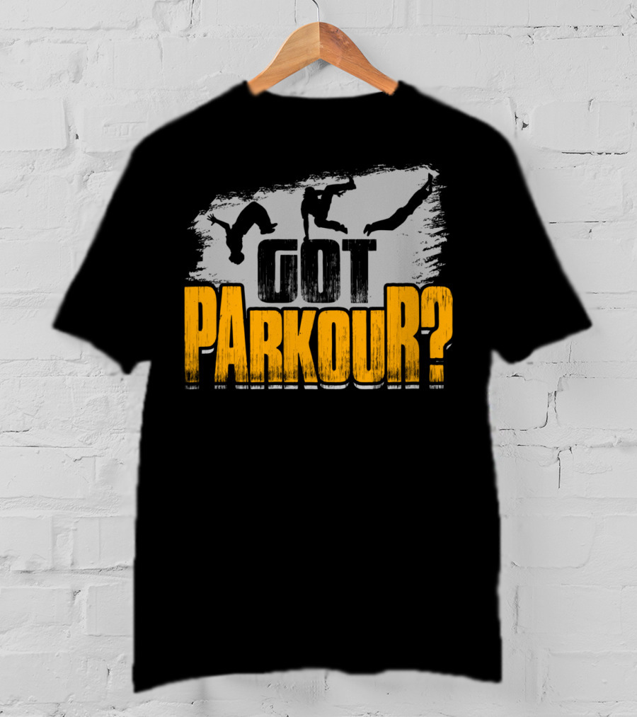 Got Parkour Adrenaline Junkie Training Silhouette Moves T-Shirt