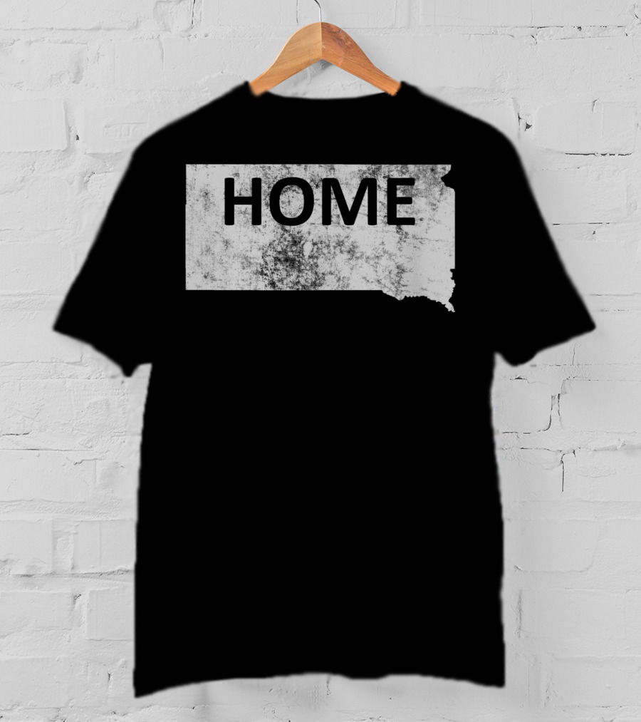 HOME South Dakota Map T-Shirt