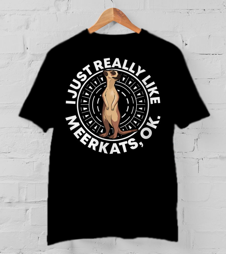 I Just Really Like Meerkats OK Funny Vintage PT T-Shirt