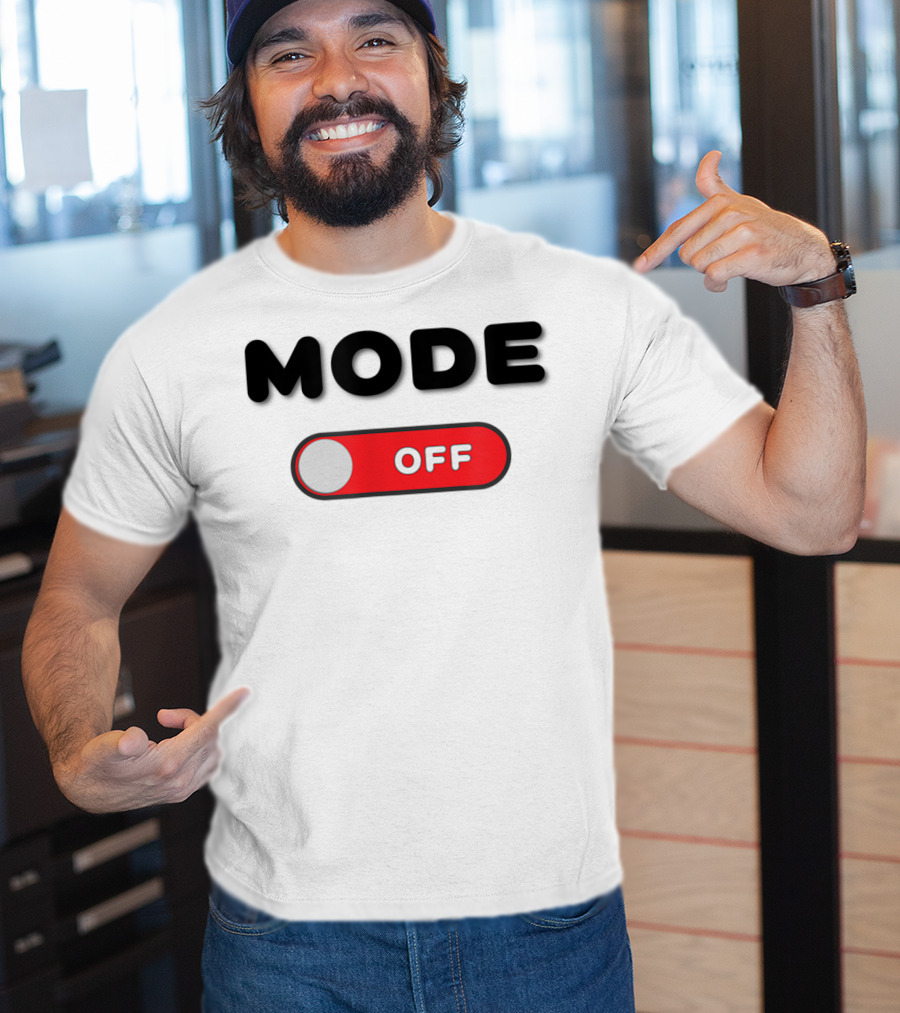 MODE OFF Red Toggle Switch T-Shirt