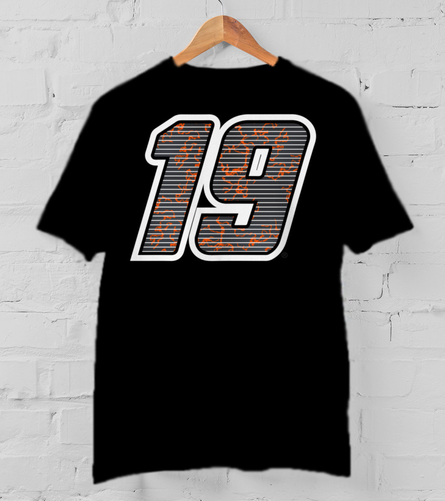 Nascar Martin Truex Jr Joe Gibbs Racing Number 19 Marble T-Shirt