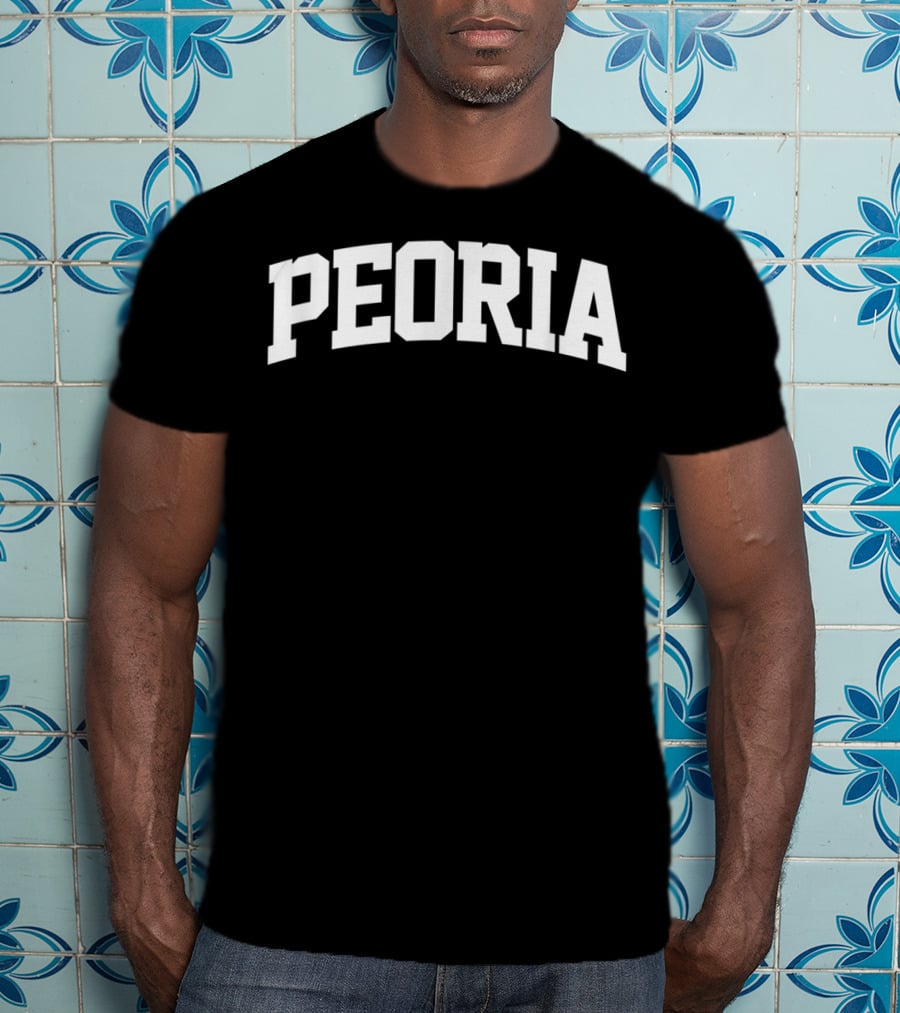 Peoria Vintage Sports Team Arch T-Shirt