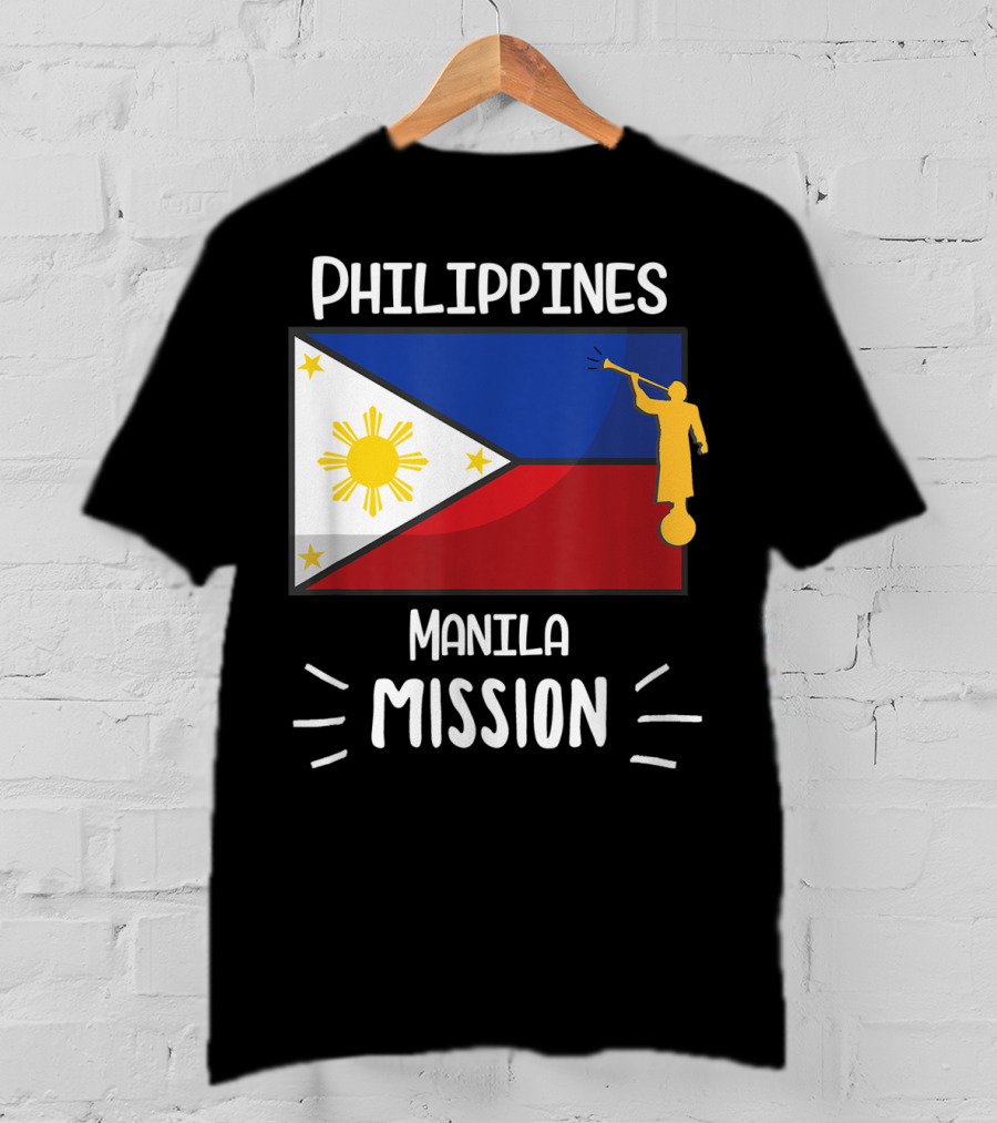 Philippines Manila Mission Mormon LDS Flag T-Shirt