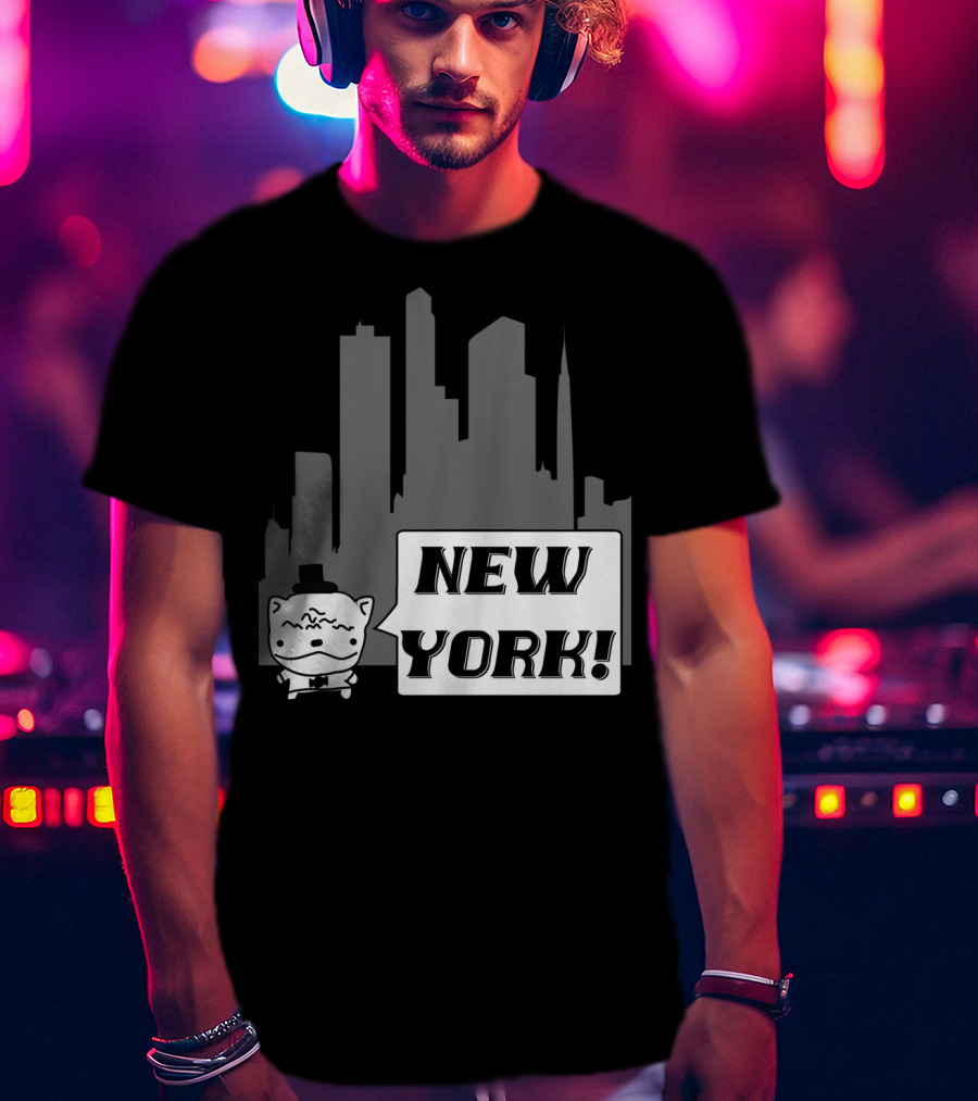 New York Potato Cat Comics Uncle Larry's Cooking Show T-Shirt