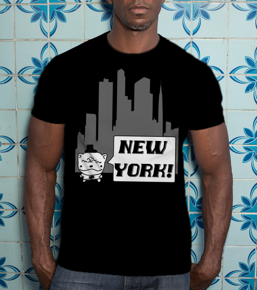New York Potato Cat Comics Uncle Larry's Cooking Show T-Shirt