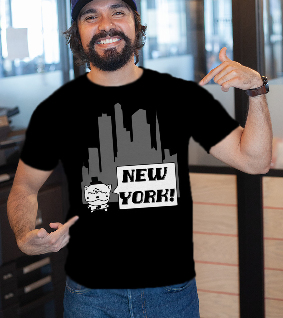 New York Potato Cat Comics Uncle Larry's Cooking Show T-Shirt