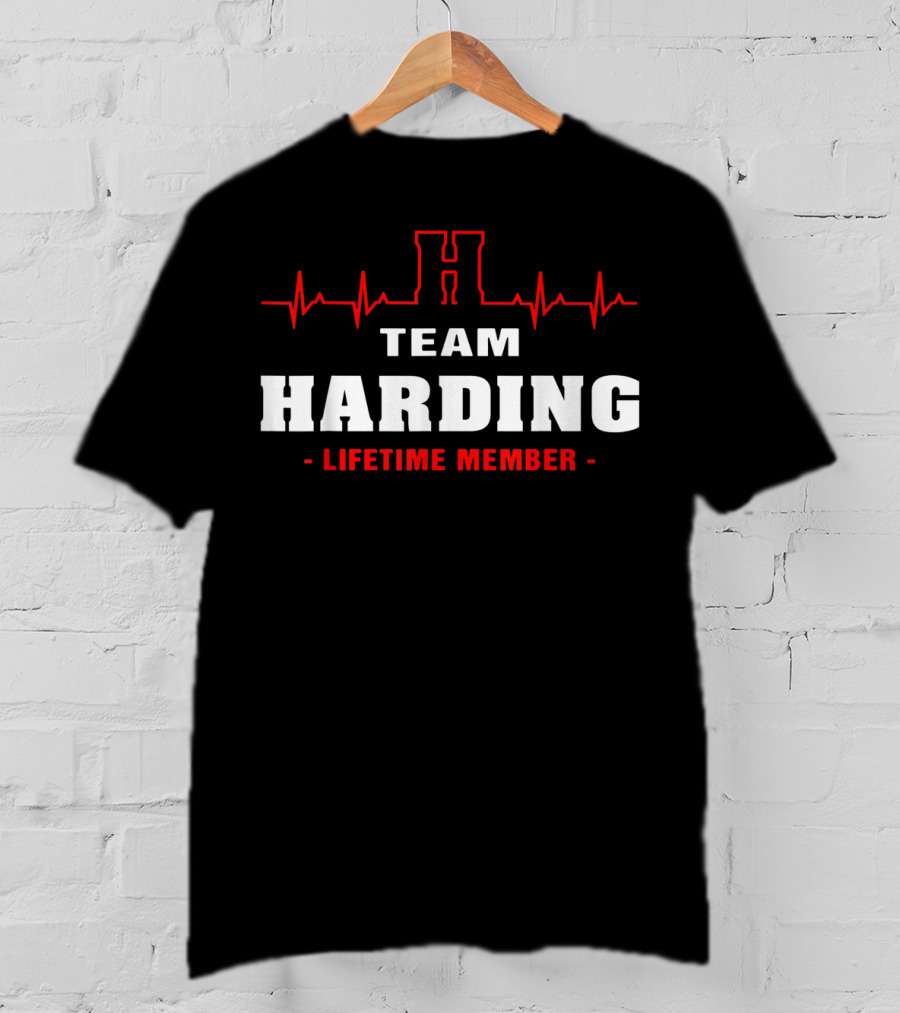 Team Harding Lifetime Member Surname Harding T-Shirt