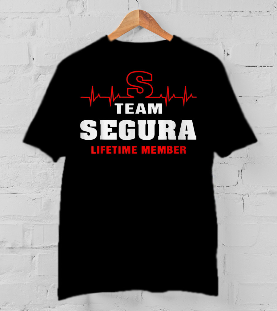 Team Segura Lifetime Member S Surname Segura T-Shirt
