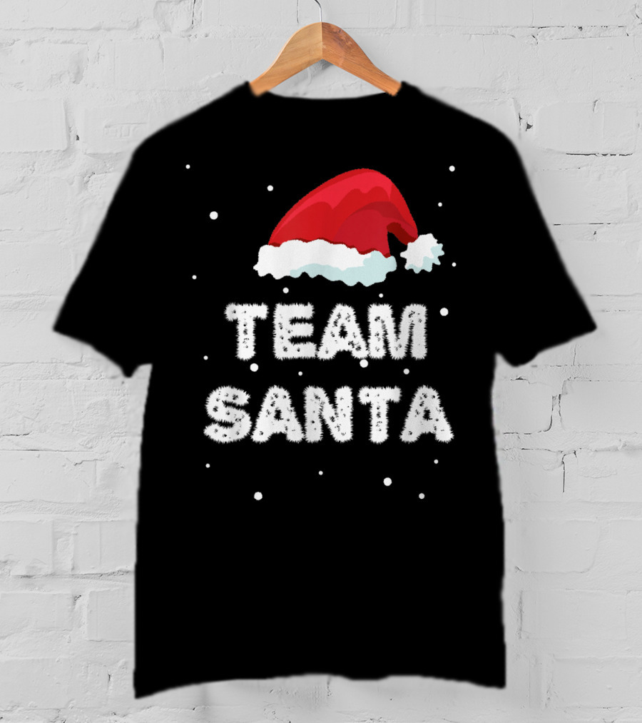 Team Santa Xmas Hat For Family Christmas T-Shirt