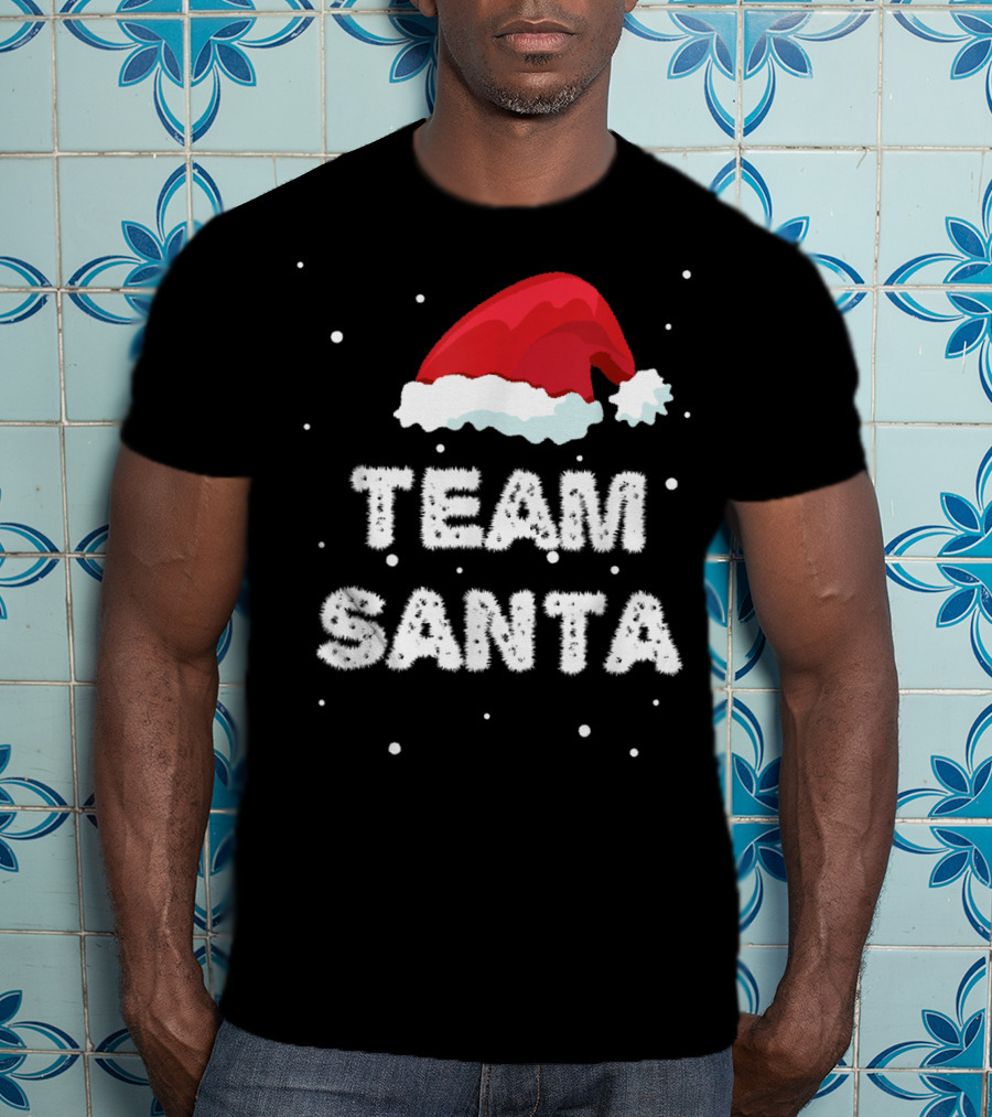 Team Santa Xmas Hat For Family Christmas T-Shirt