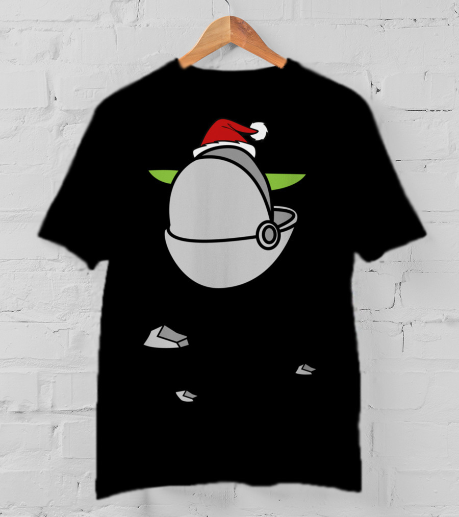 The Child Baby Cute Little Star Santa Hat T-Shirt