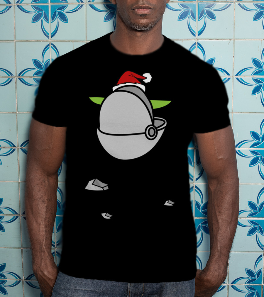 The Child Baby Cute Little Star Santa Hat T-Shirt