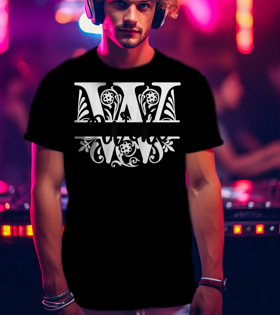 Woke Flower Lettering T-Shirt