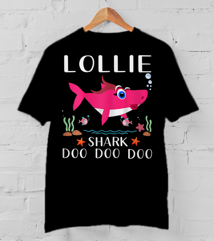 Lollie Shark Doo Doo Doo Grandma T-Shirt