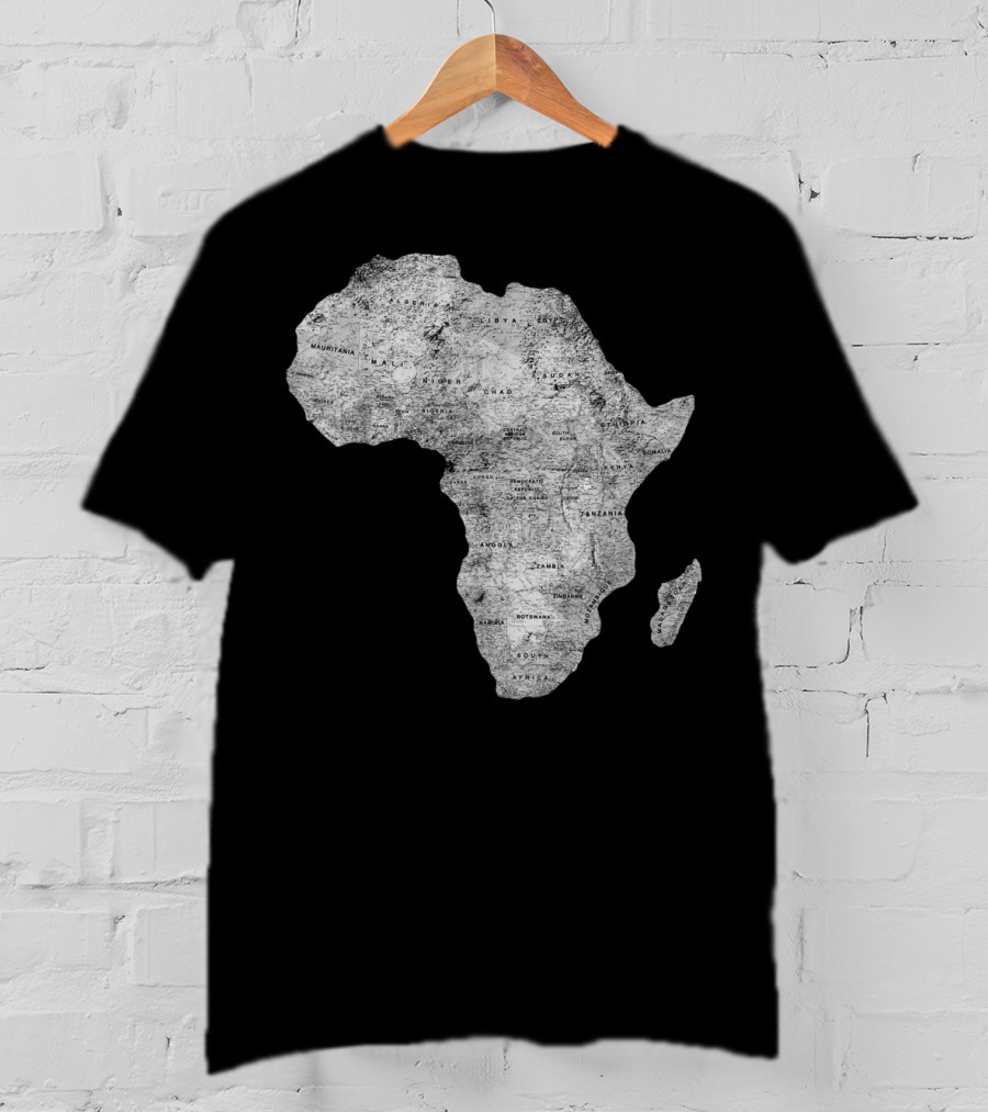 Africa Map African Black Pride Continent Nations T-Shirt