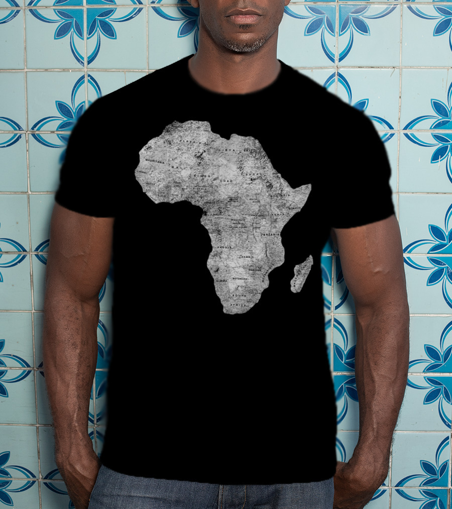 Africa Map African Black Pride Continent Nations T-Shirt