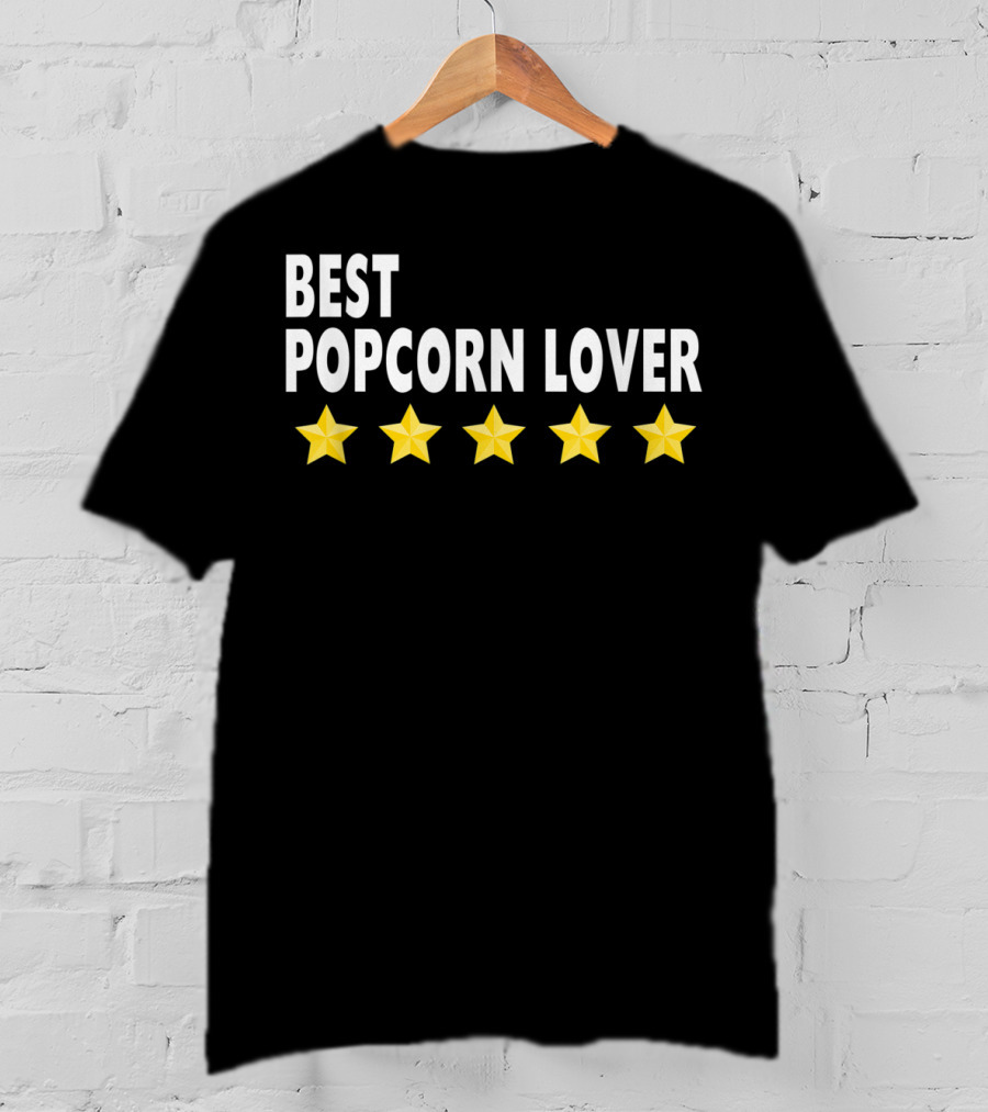 Best Popcorn Lover Five Star Men Kids T-Shirt