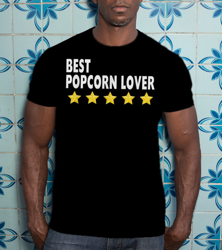 Best Popcorn Lover Five Star Men Kids T-Shirt