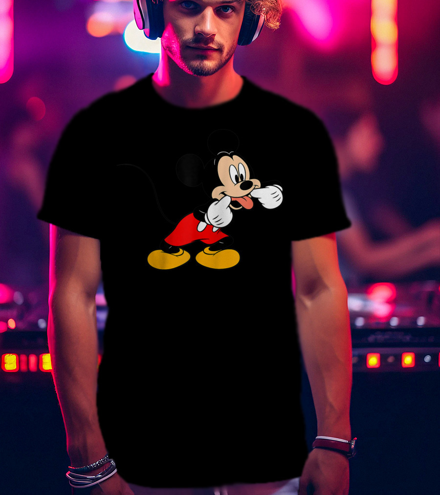 Mickey Mouse Classic Silly Expression Disney T-Shirt