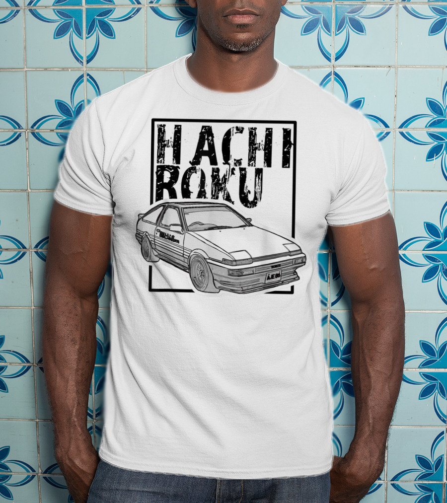 Hachiroku JDM Drift Car AE86 Initial D Fast 8L T-Shirt