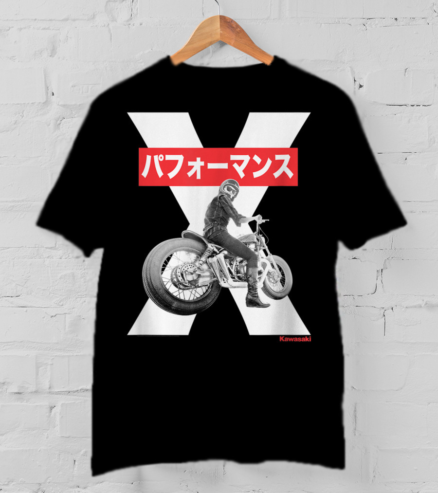 Kawasaki Performance Classic Motorcycle X T-Shirt