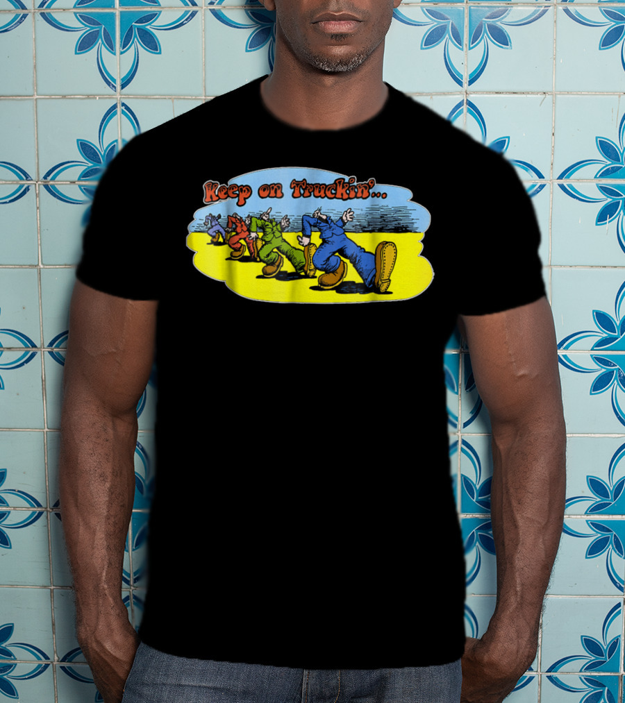 Keep On Truckin' Vintage Style 70s T-Shirt