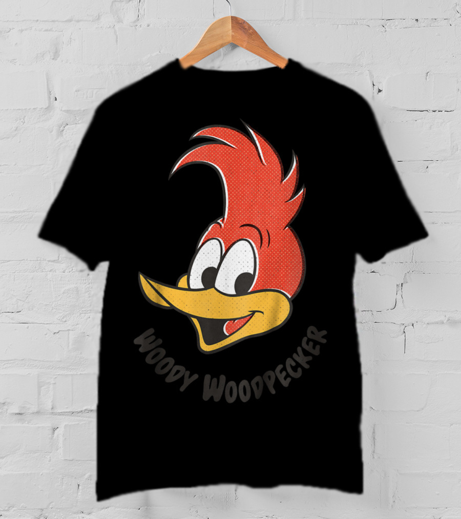 Woody Woodpecker Classic Smile Kids Nostalgic Cartoon Character T-Shirt