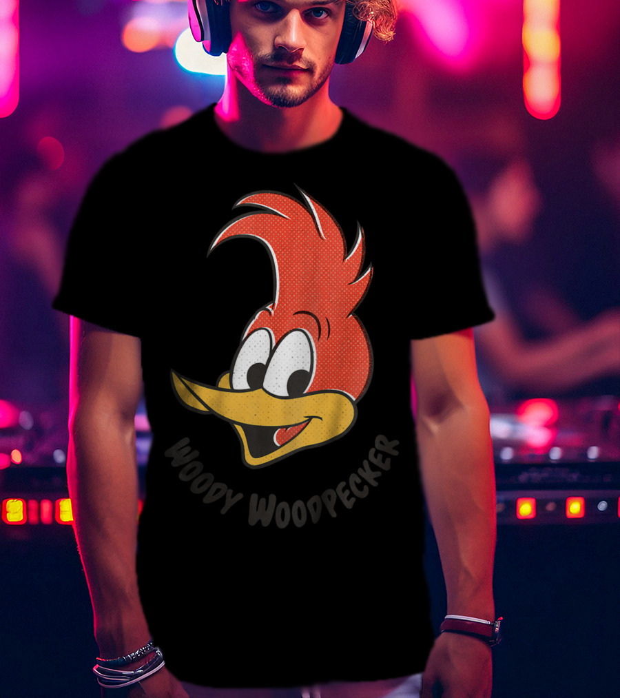 Woody Woodpecker Classic Smile Kids Nostalgic Cartoon Character T-Shirt