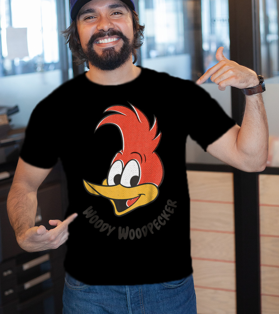 Woody Woodpecker Classic Smile Kids Nostalgic Cartoon Character T-Shirt