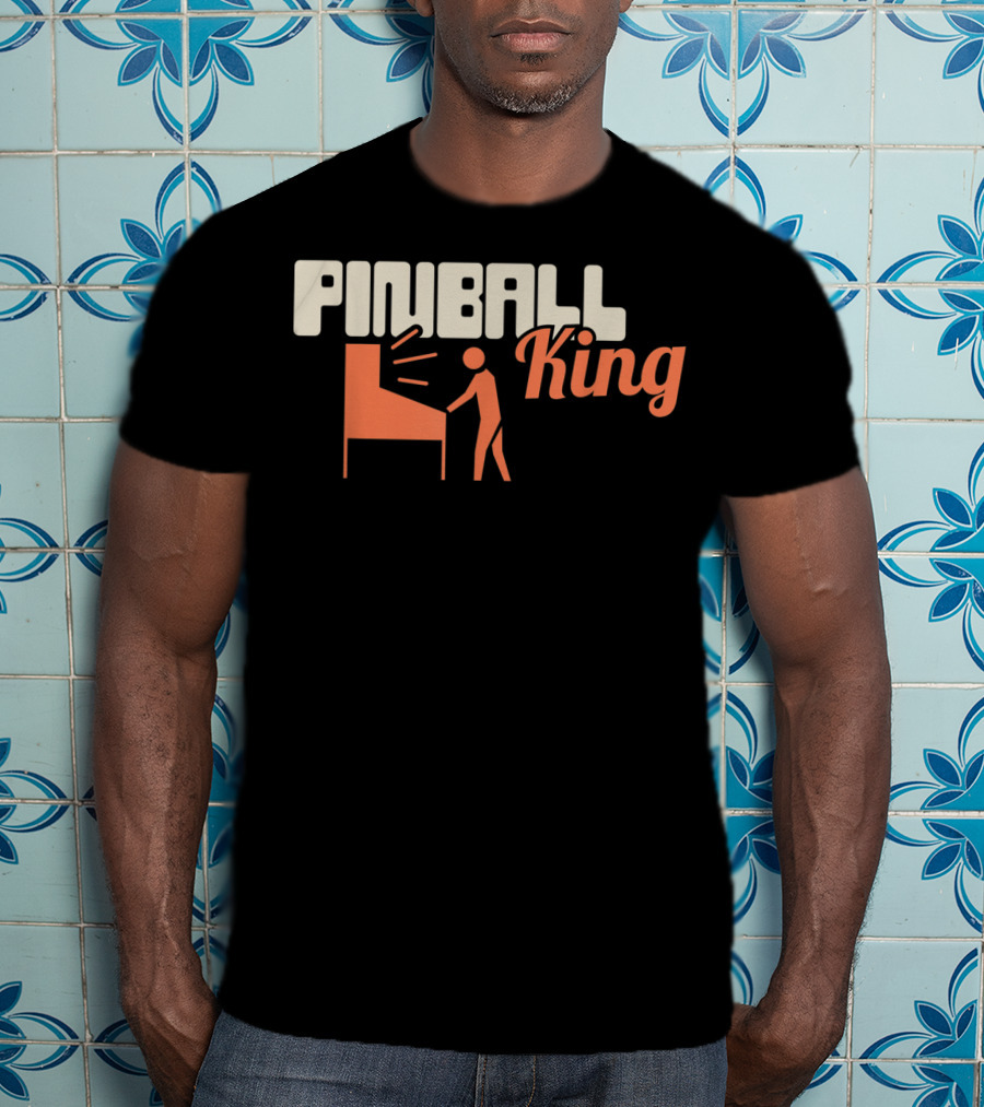 Pinball King Funny Pinball Machine Collecting T-Shirt