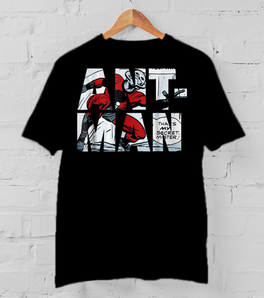 Marvel Antman Classic Comic That's My Secret Mister T-Shirt