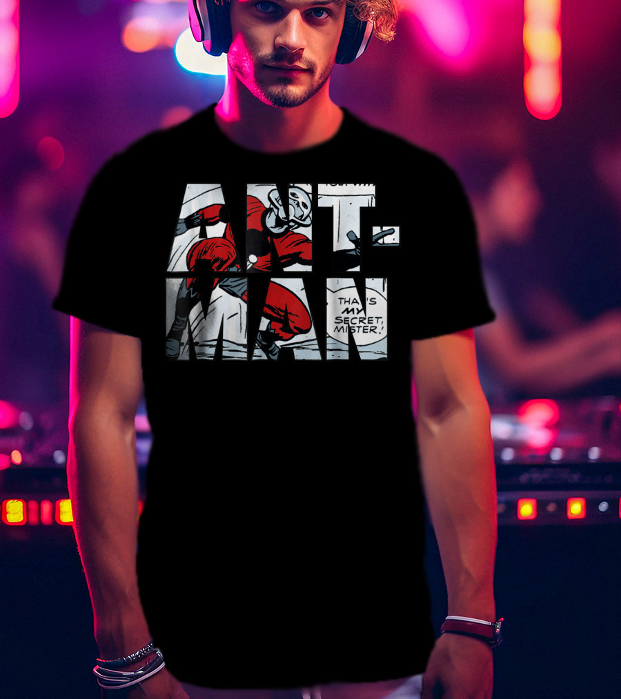 Marvel Antman Classic Comic That's My Secret Mister T-Shirt