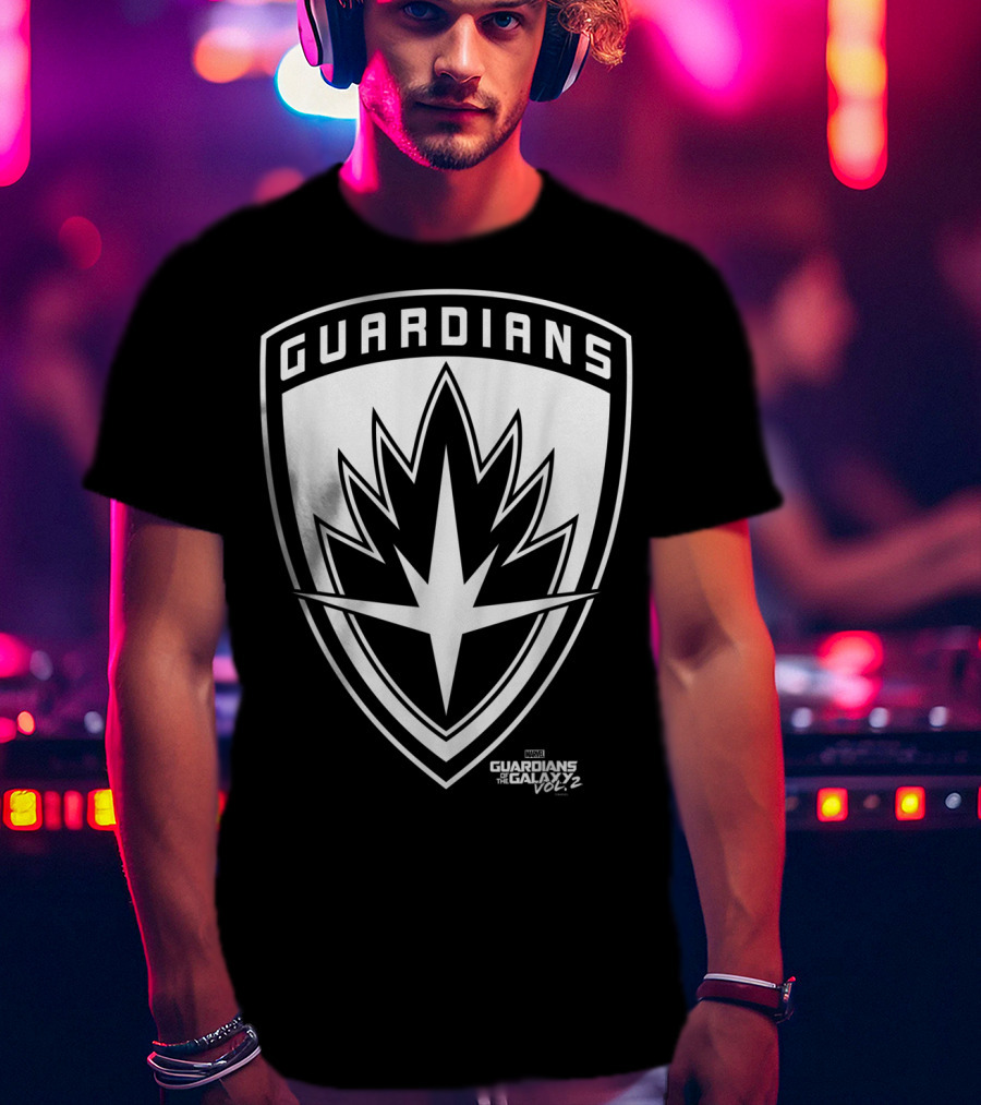 Guardians Of The Galaxy Vol 2 Marvel Classic Shield T-Shirt