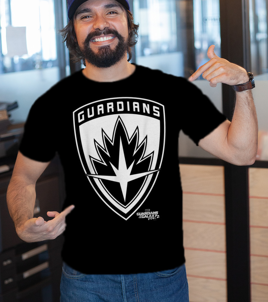 Guardians Of The Galaxy Vol 2 Marvel Classic Shield T-Shirt