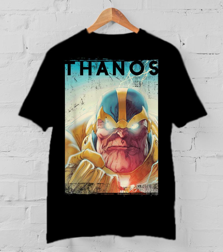 Marvel Thanos Vintage Iconic Character Close-Up T-Shirt