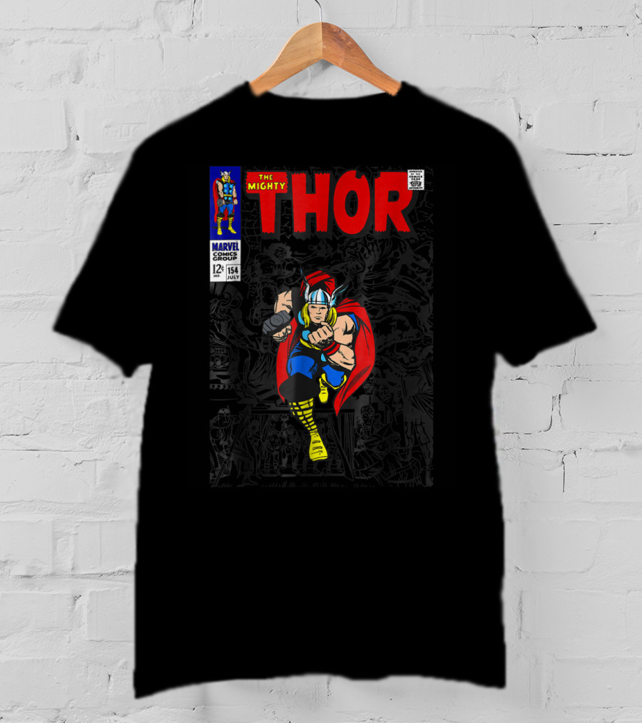 Marvel The Mighty Thor Comic Issue 154 July 12¢ T-Shirt