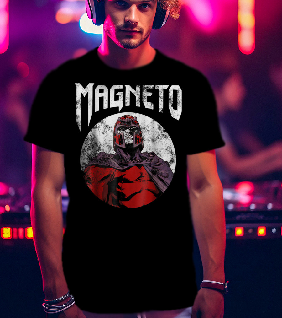 Marvel Xmen Magneto Classic Rock Band T-Shirt