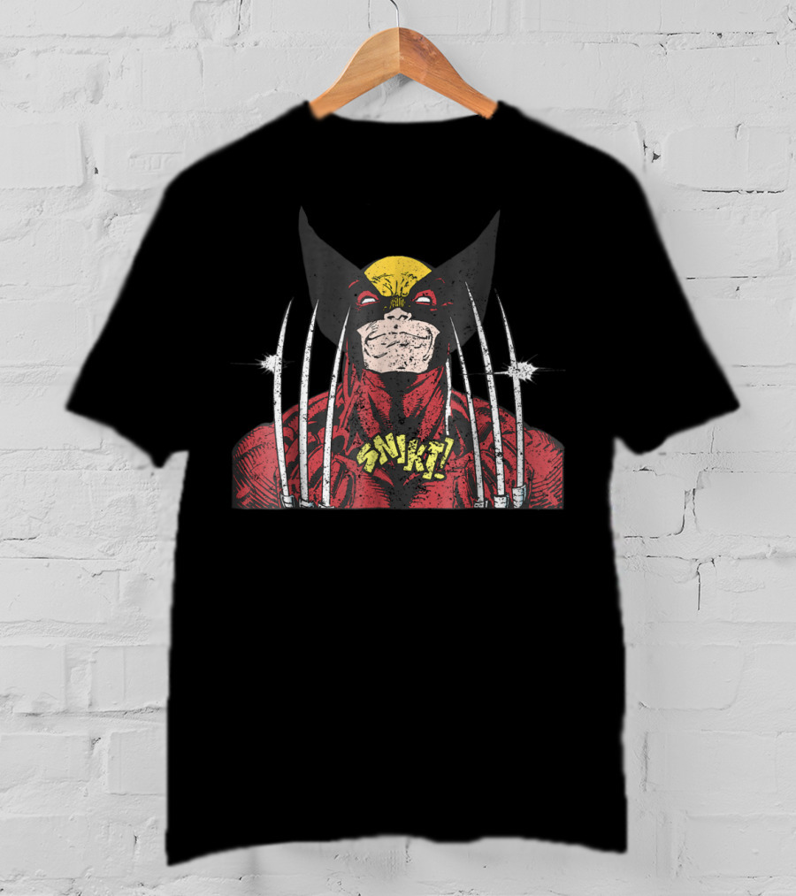Marvel Xmen Wolverine Snikt Classic Comic T-Shirt