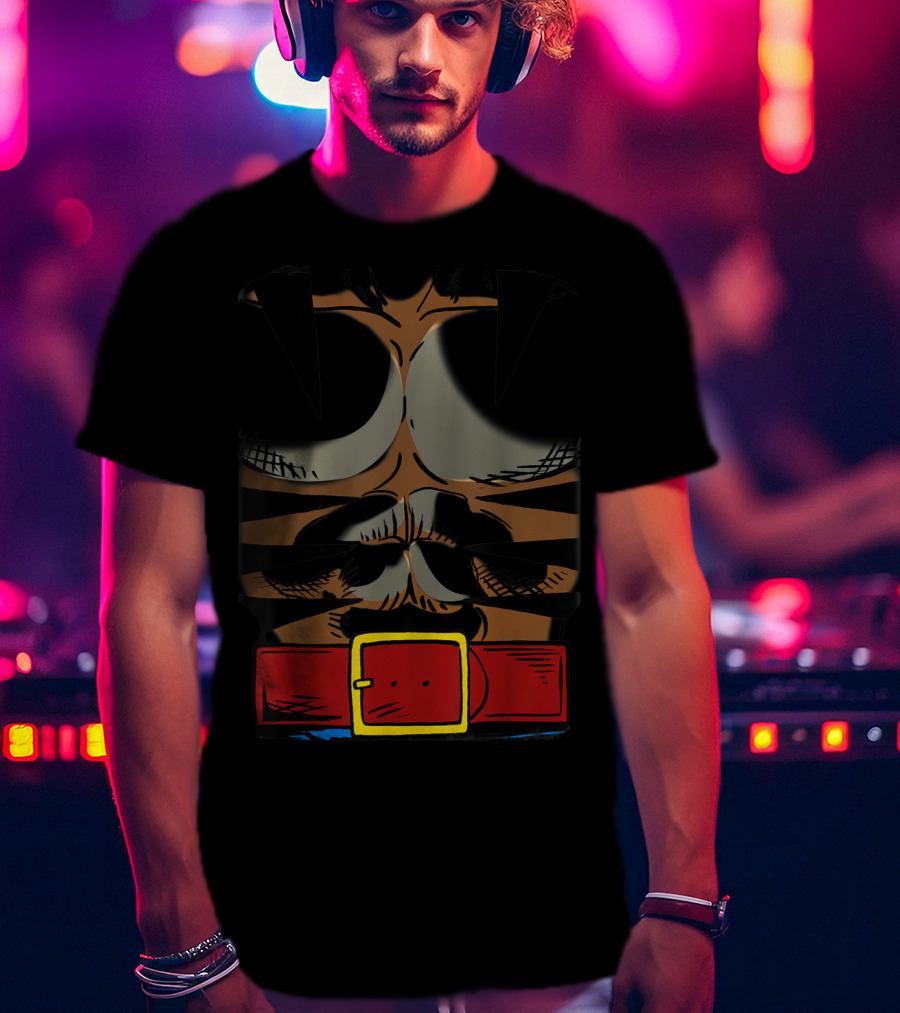 Marvel Xmen Wolverine Claw Chest Belt T-Shirt
