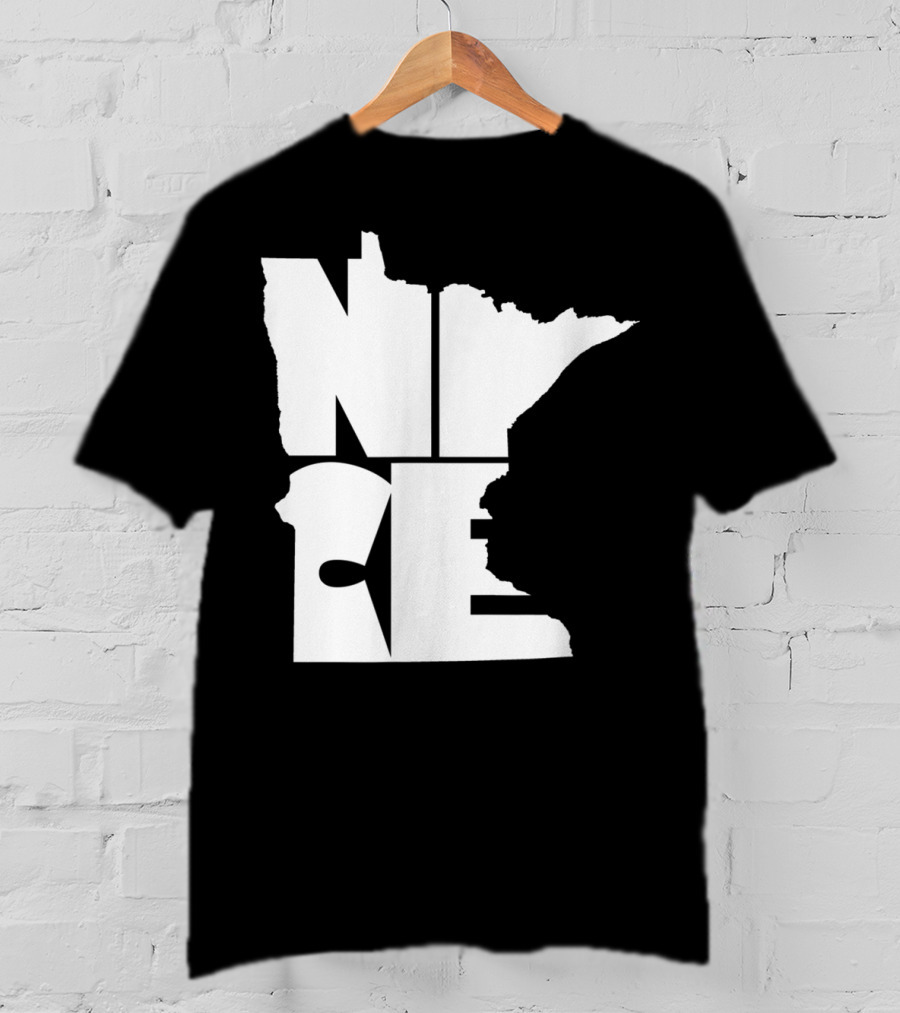 Minnesota Nice Map Outline T-Shirt