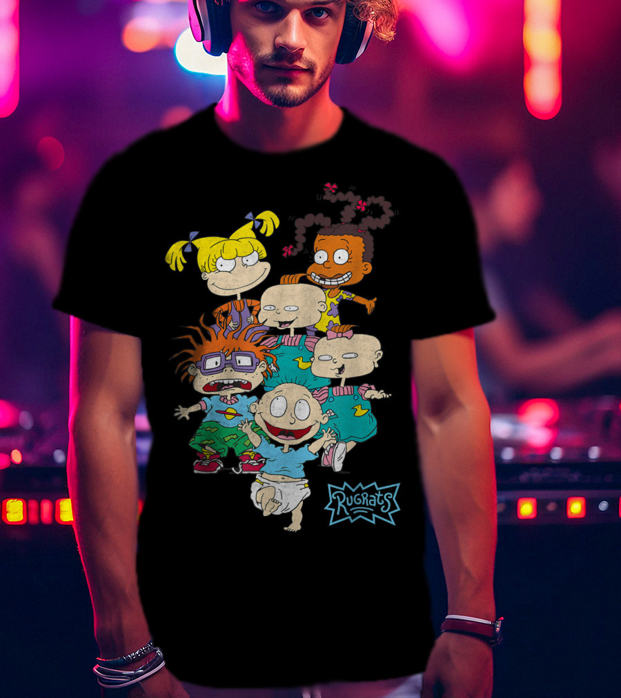 Rugrats Classic Characters Group Pose Nickelodeon T-Shirt