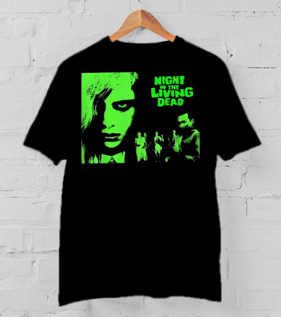 Night Of The Living Dead Vintage Classic Zombie Horror Movie T-Shirt