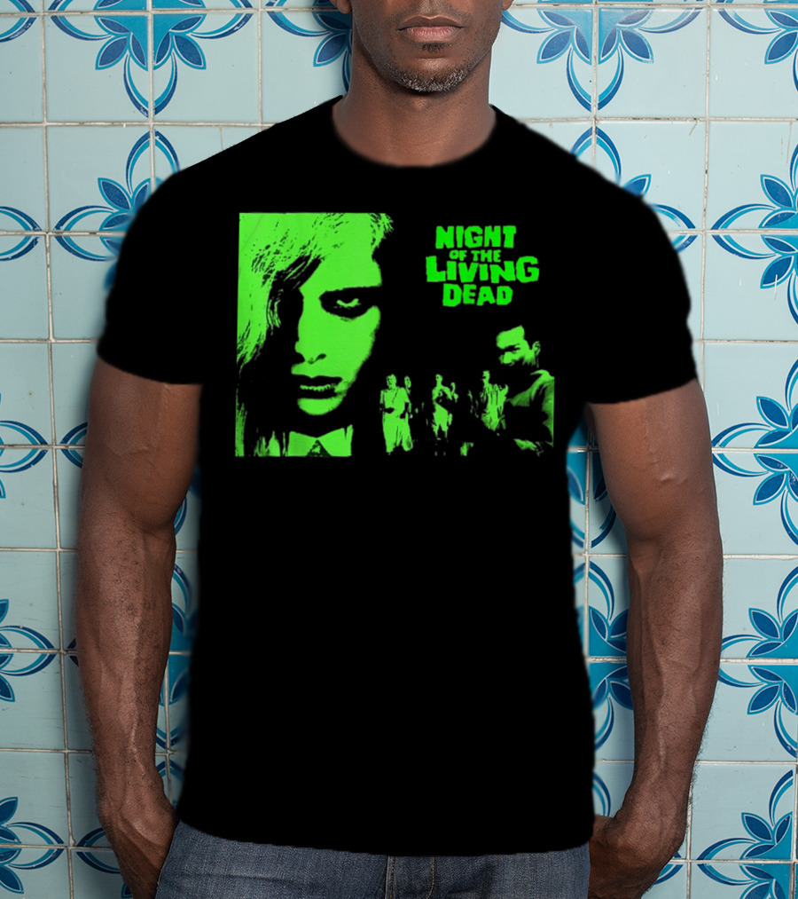 Night Of The Living Dead Vintage Classic Zombie Horror Movie T-Shirt