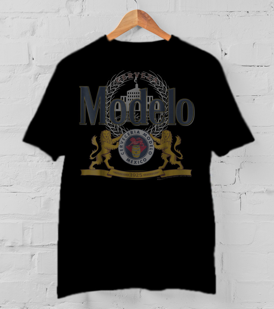 Cerveza Modelo Cerveza Mexico 1925 Lions Emblem T-Shirt