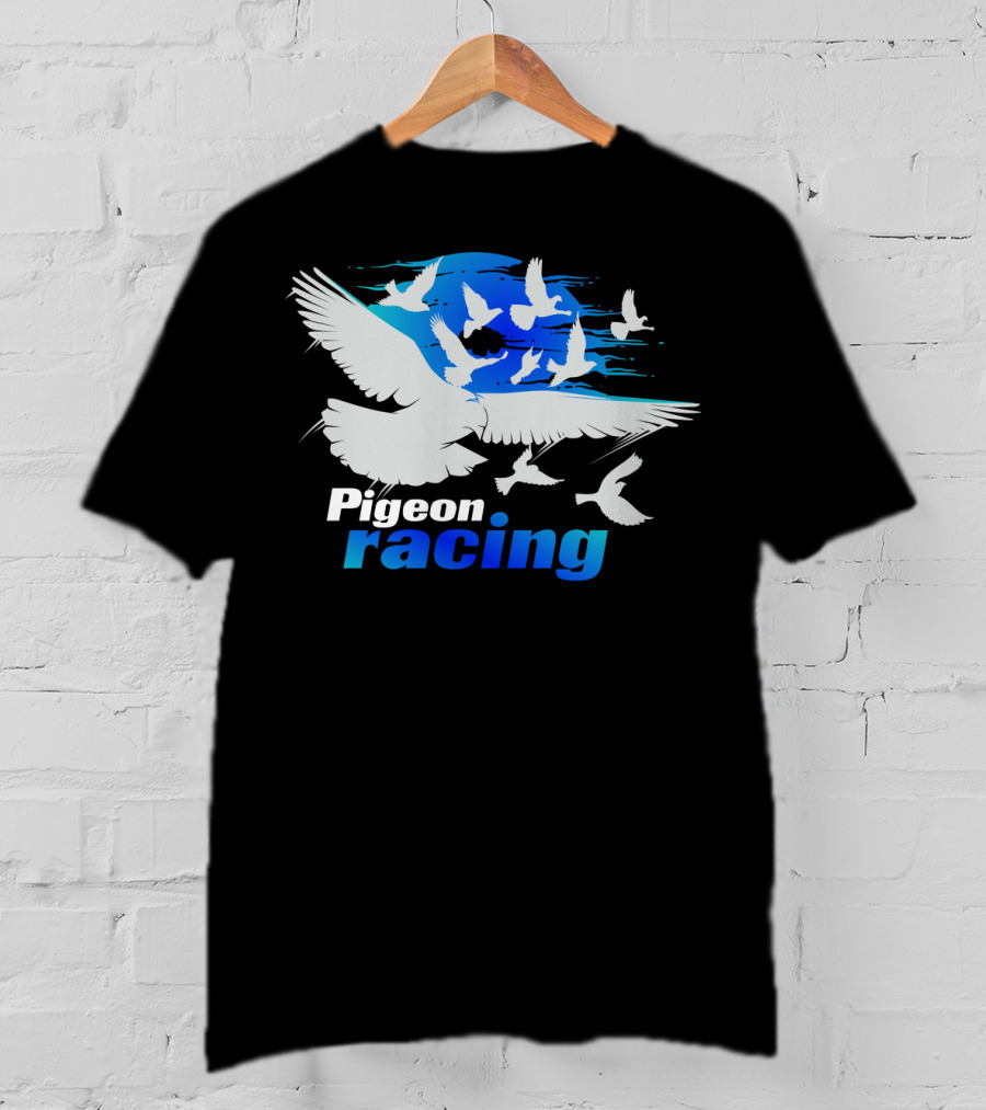 Pigeon Racing Classic Bird Flyers Racing T-Shirt