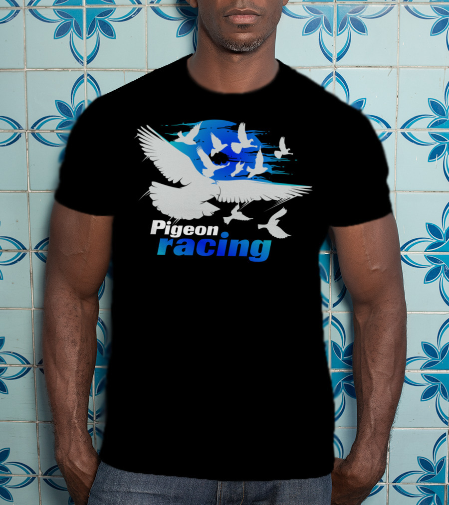 Pigeon Racing Classic Bird Flyers Racing T-Shirt