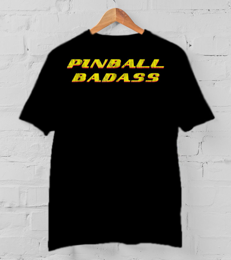 Pinball Badass Retro Arcade T-Shirt
